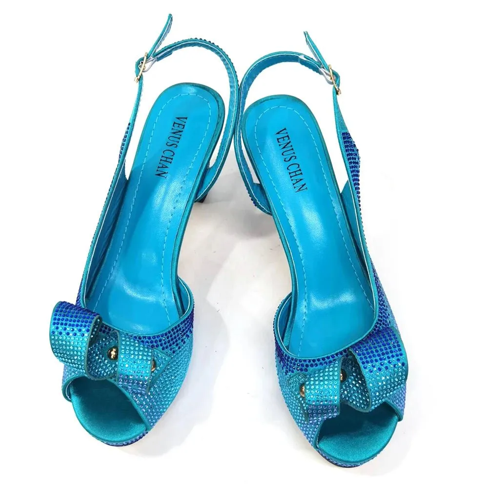 2024 Italian Shoes and Bag Set: High Heel Party Elegance