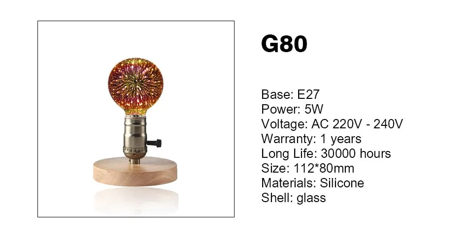 3D Colorful LED Lamp