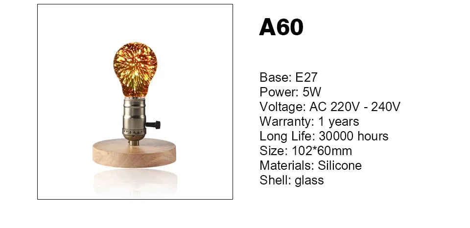 3D Colorful LED Lamp
