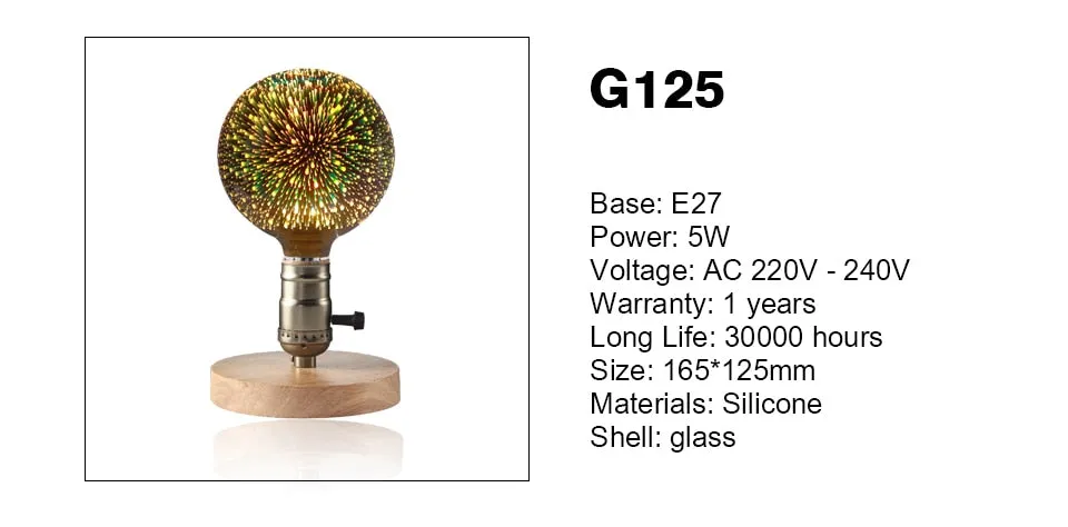 3D Colorful LED Lamp