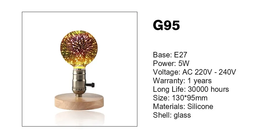3D Colorful LED Lamp