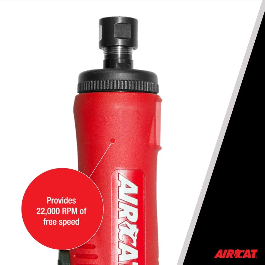 AIRCAT 6260 1.0 HP Composite Straight Die Grinder 22,000 RPM