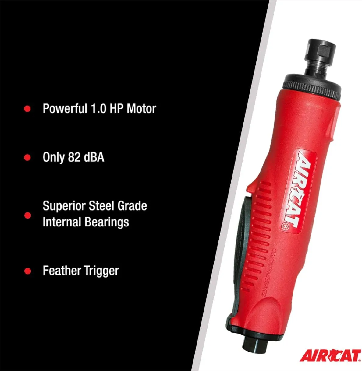 AIRCAT 6260 1.0 HP Composite Straight Die Grinder 22,000 RPM
