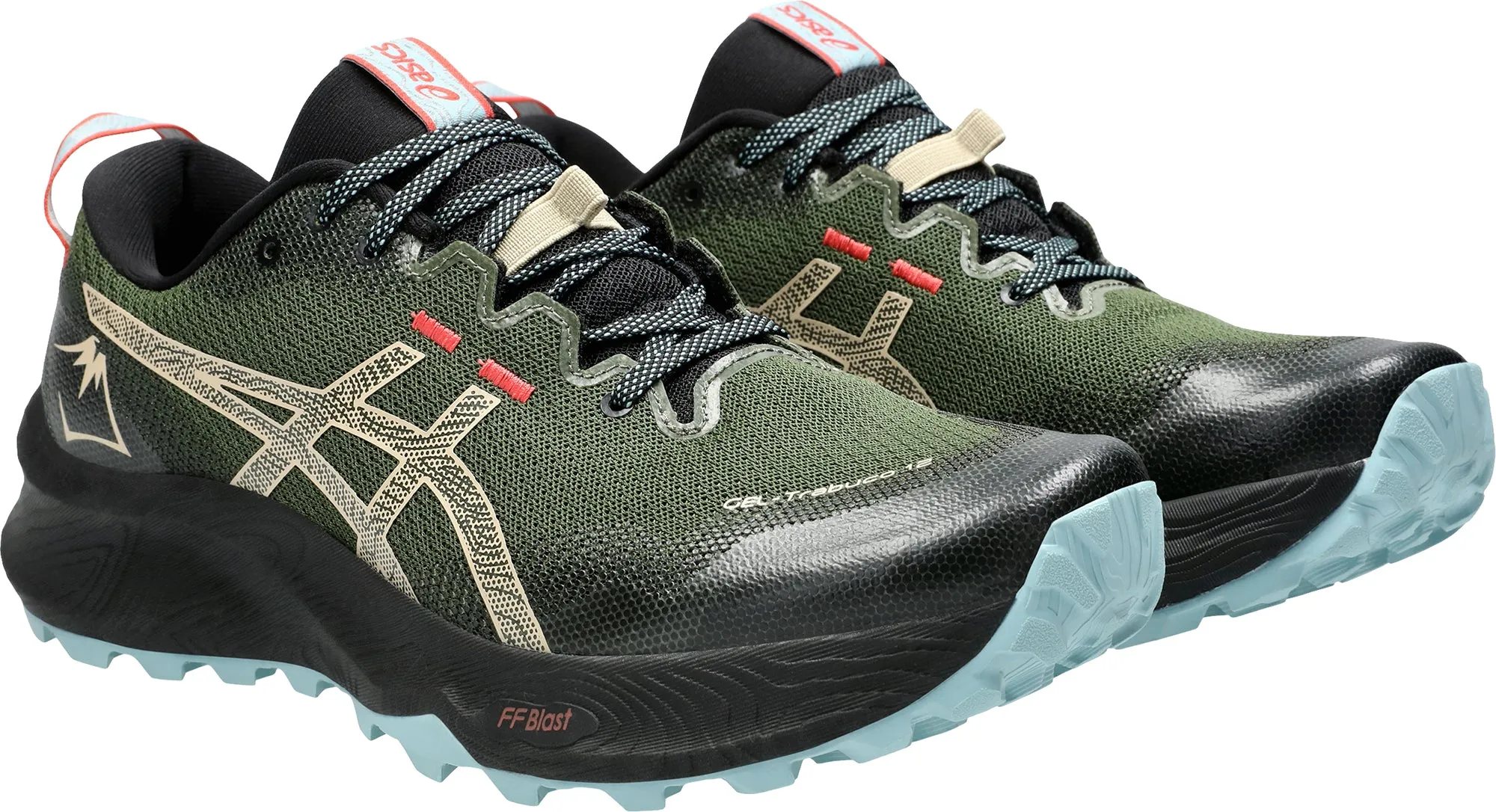 Asics Gel Trabuco 12 Mens Trail Running Shoes - Green