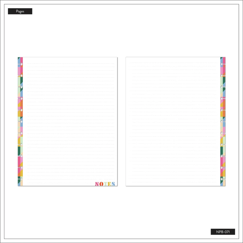 Building Blocks - Dotted Lined Big Notebook - 60 Sheets