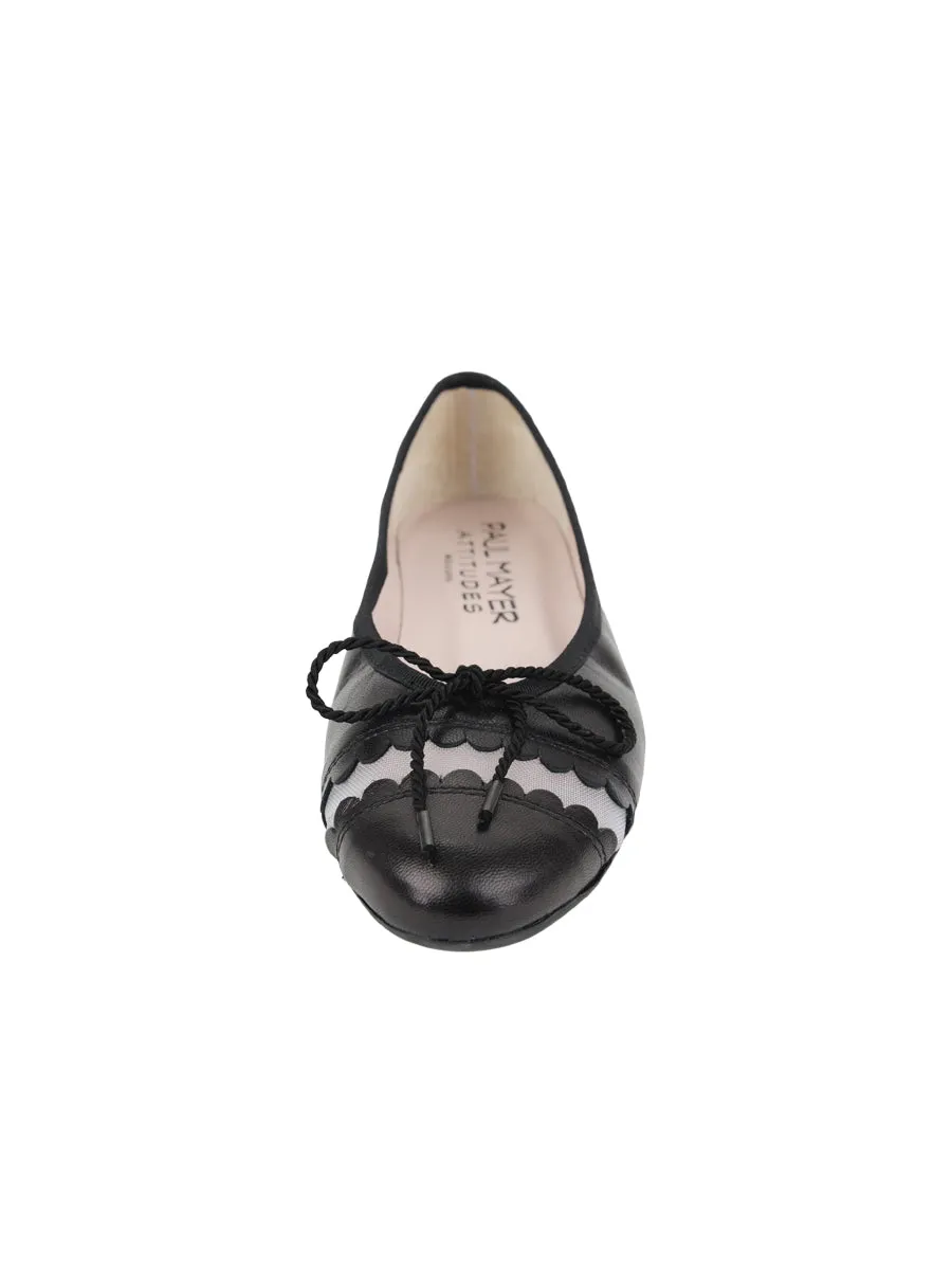 Burg Leather Ballet Flat