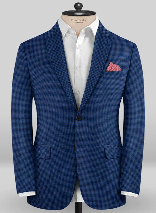 Caccioppoli Sun Dream Trippo Blue Wool Silk Suit