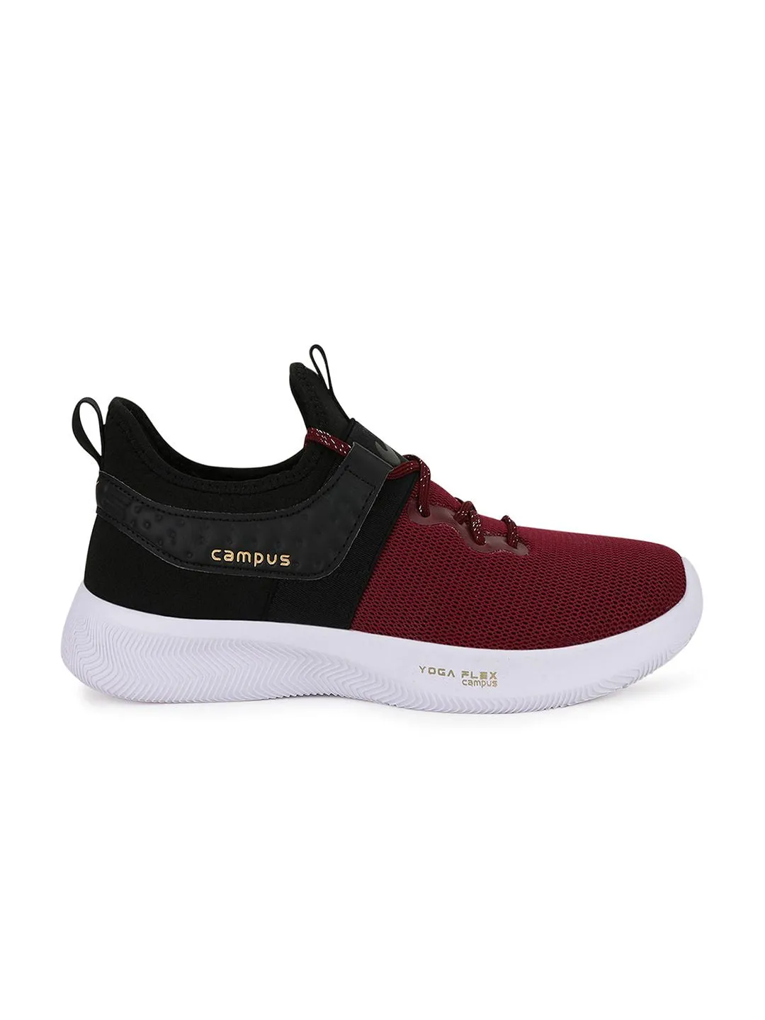 Campus Women Maroon Mesh Running Shoes