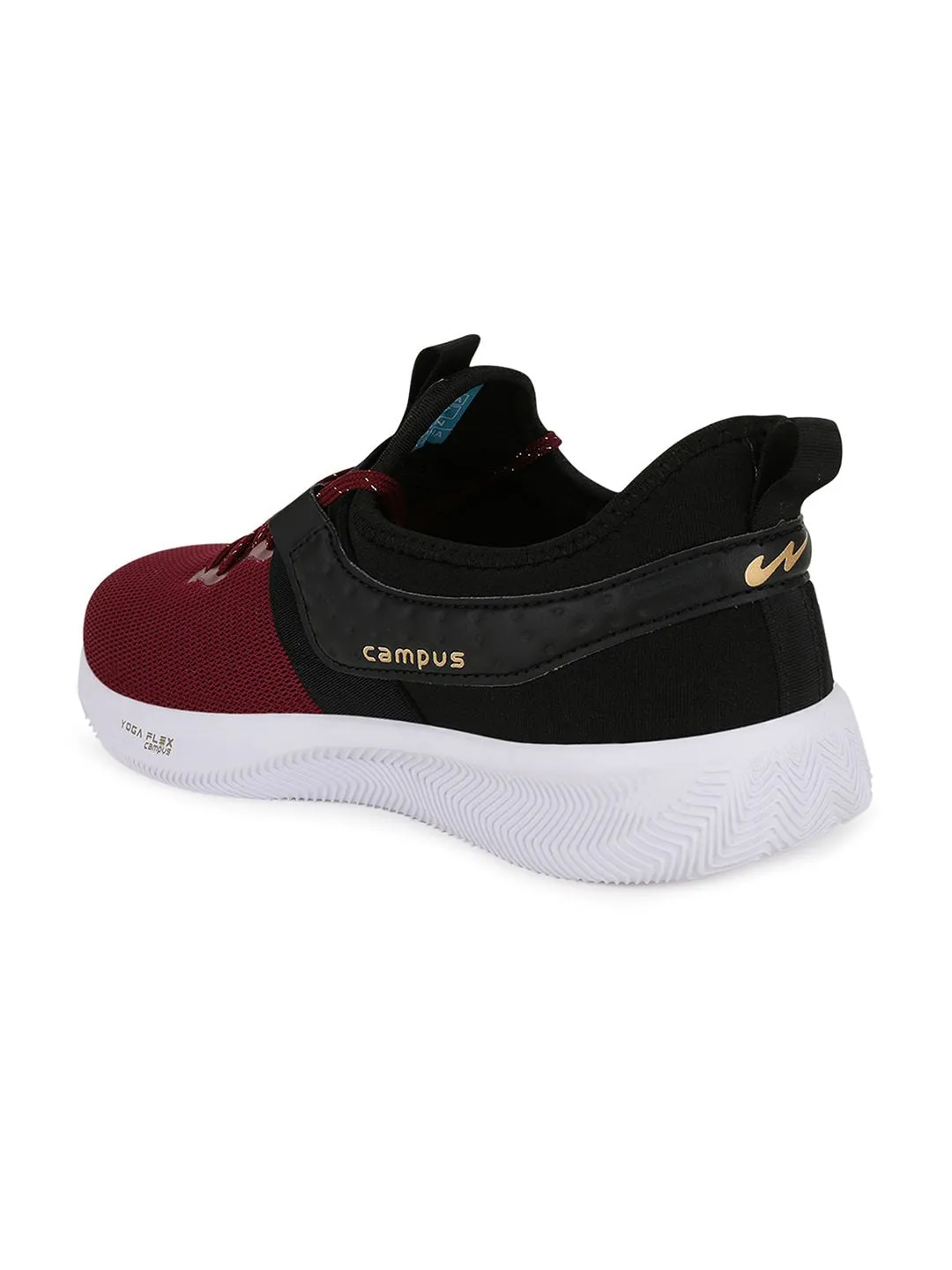 Campus Women Maroon Mesh Running Shoes