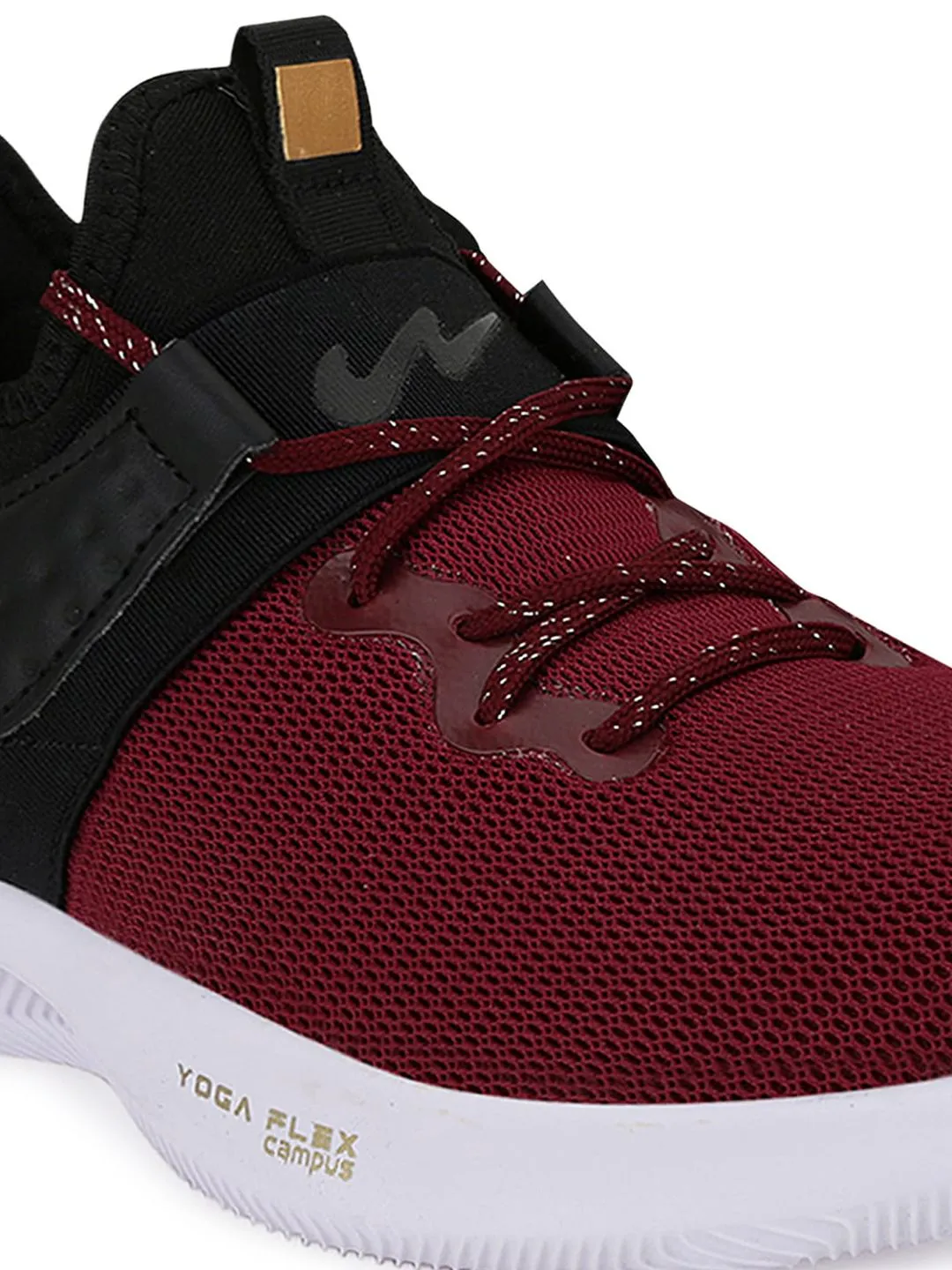 Campus Women Maroon Mesh Running Shoes