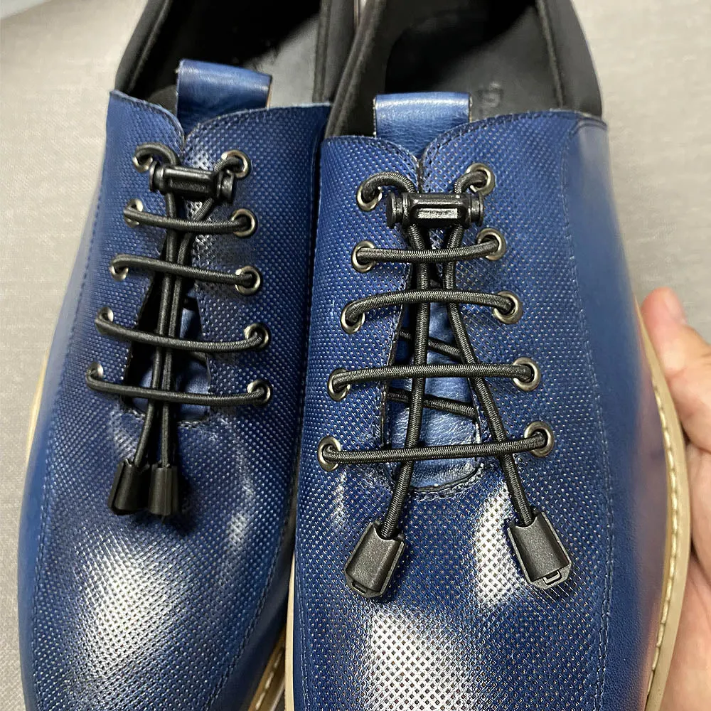 Casual Genuine Leather Lace Up Sneakers