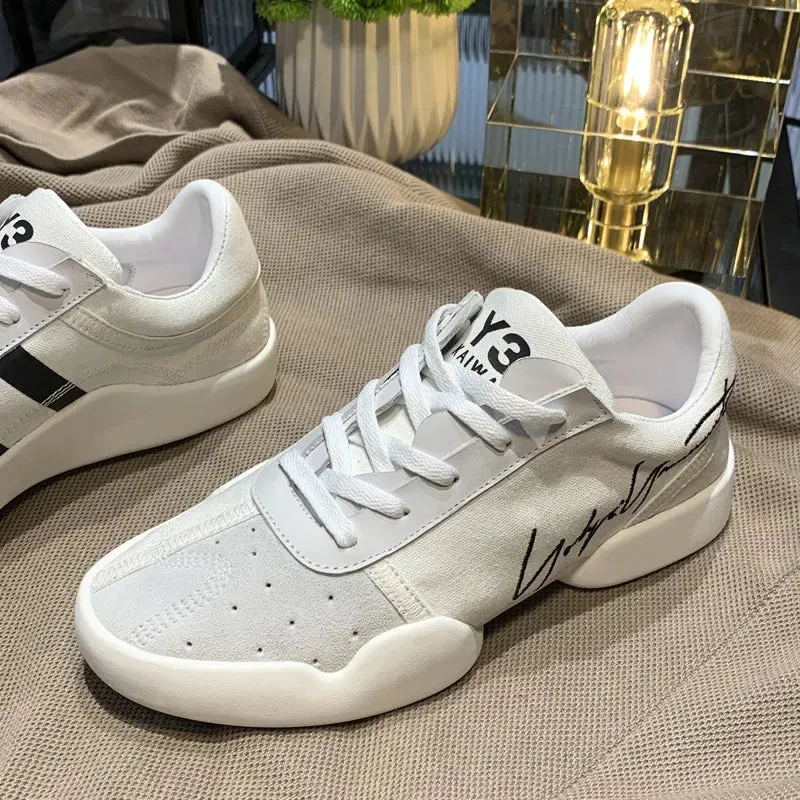 Casual Genuine Leather Printed Sneakers