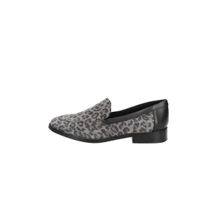 Clarks Leopard Print Bizzy Dawn Loafers Suede Leather Multicolour Colour For Women