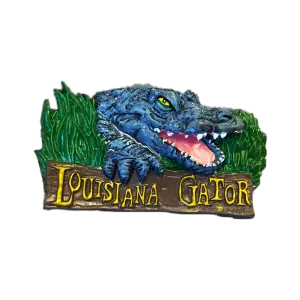 Colorful & Fierce PVC Gator Magnet