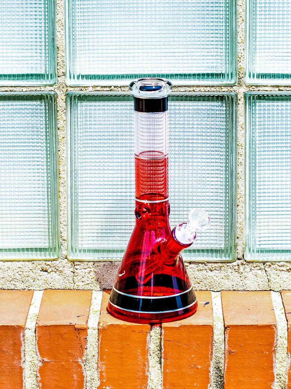 Colorful Beaker Bong