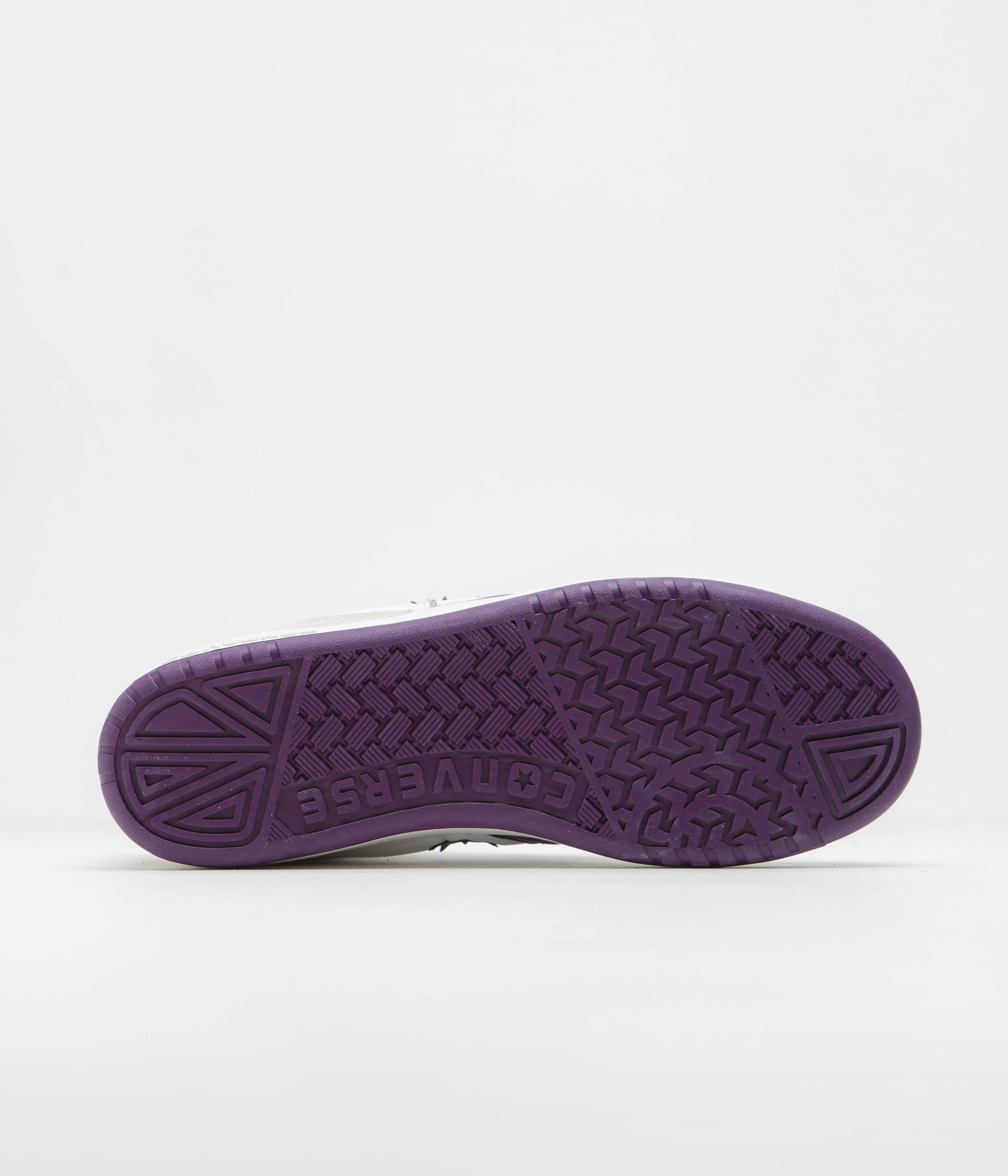 Converse Fastbreak Mid Shoes - White / Vaporous Grey / Purple