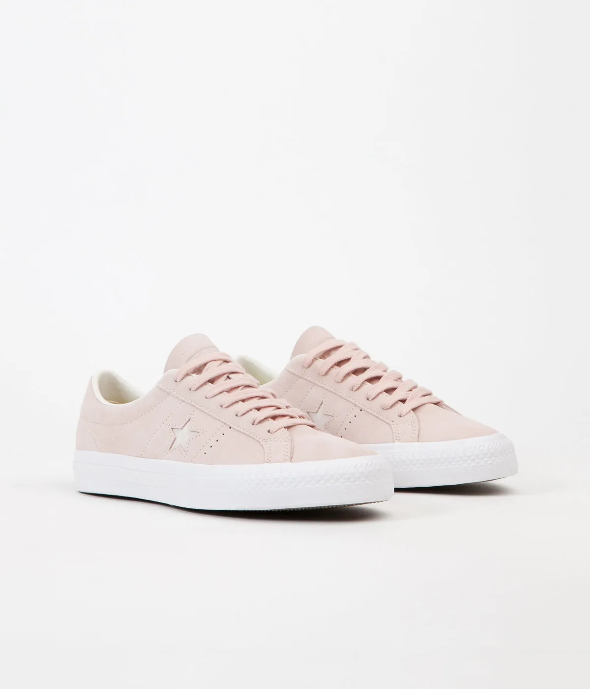 Converse One Star Pro Ox Shoes - Dusk Pink / Egret / White
