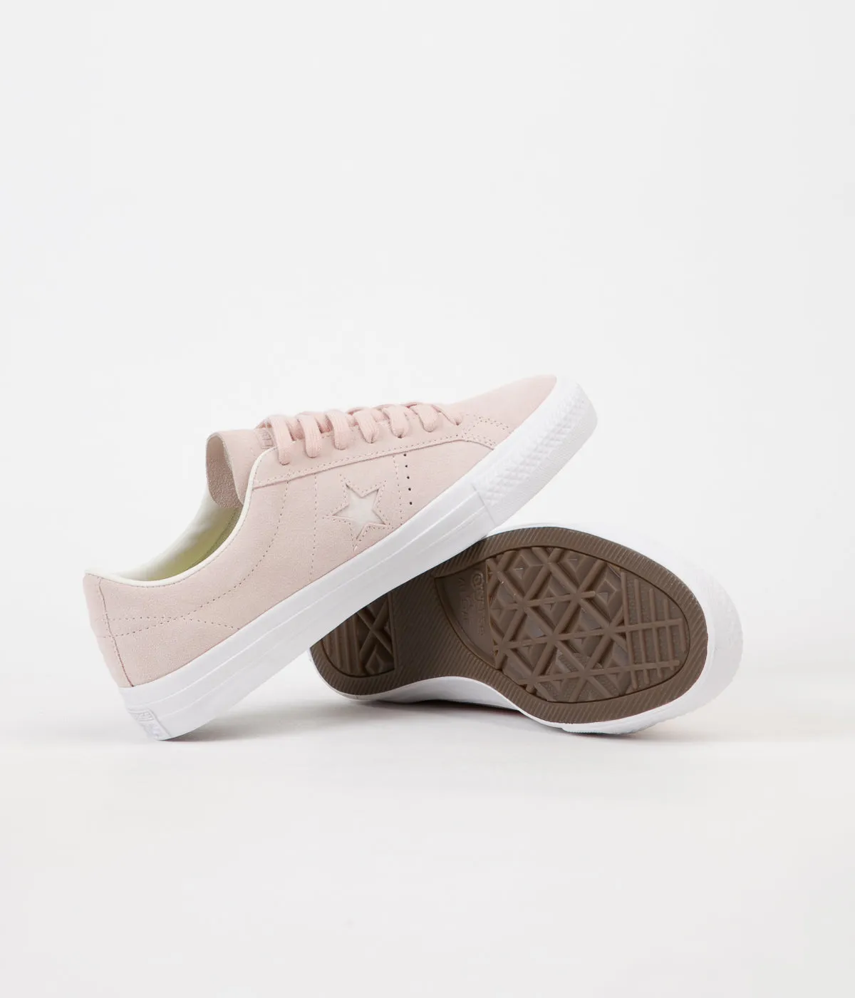 Converse One Star Pro Ox Shoes - Dusk Pink / Egret / White