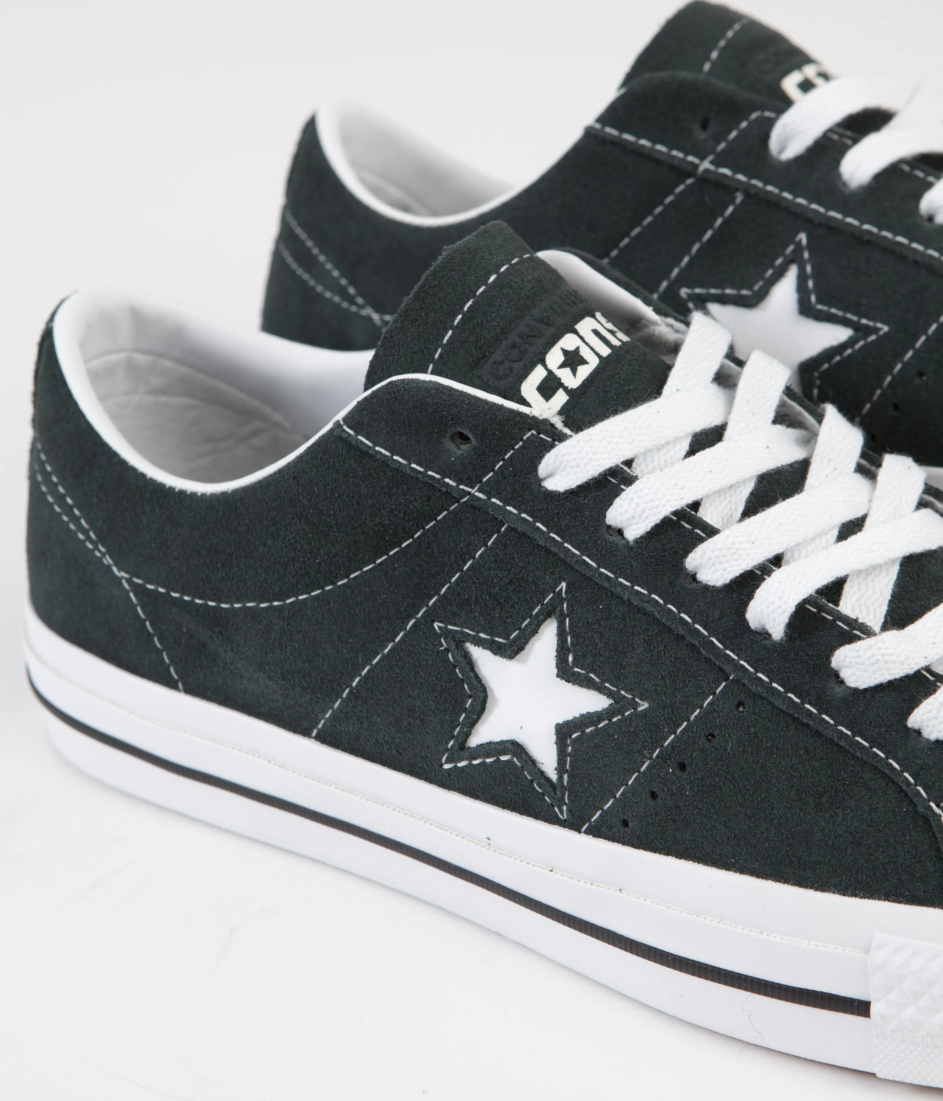 Converse One Star Pro Ox Shoes - Seaweed / Black / White