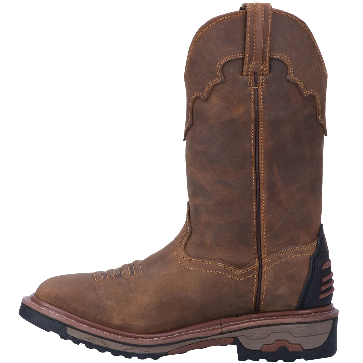 ‘Dan Post’ Men’s 11” Blayde Leather WP Western Work - Saddle Tan