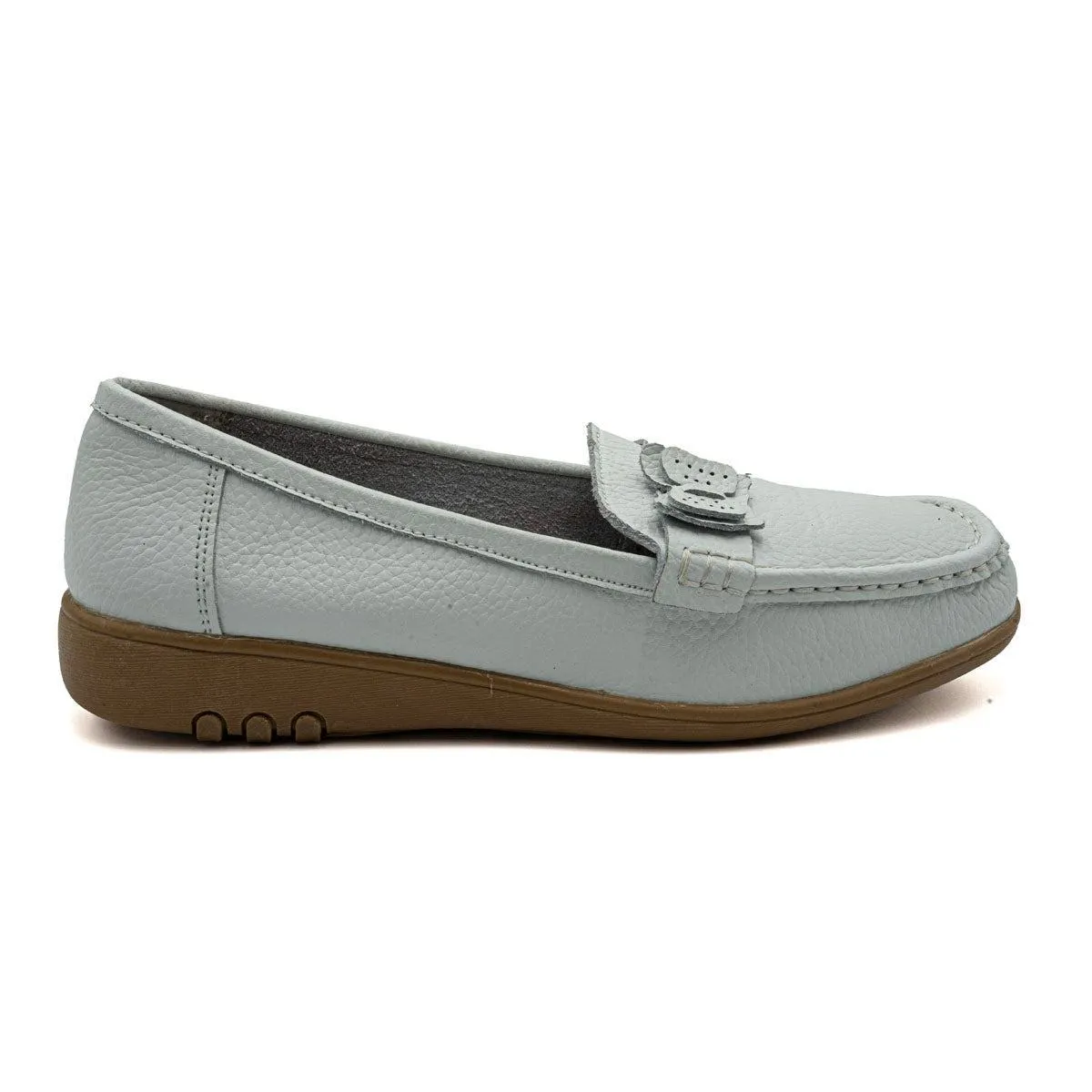 Dash Casual Loafers Leather White Colour For Women