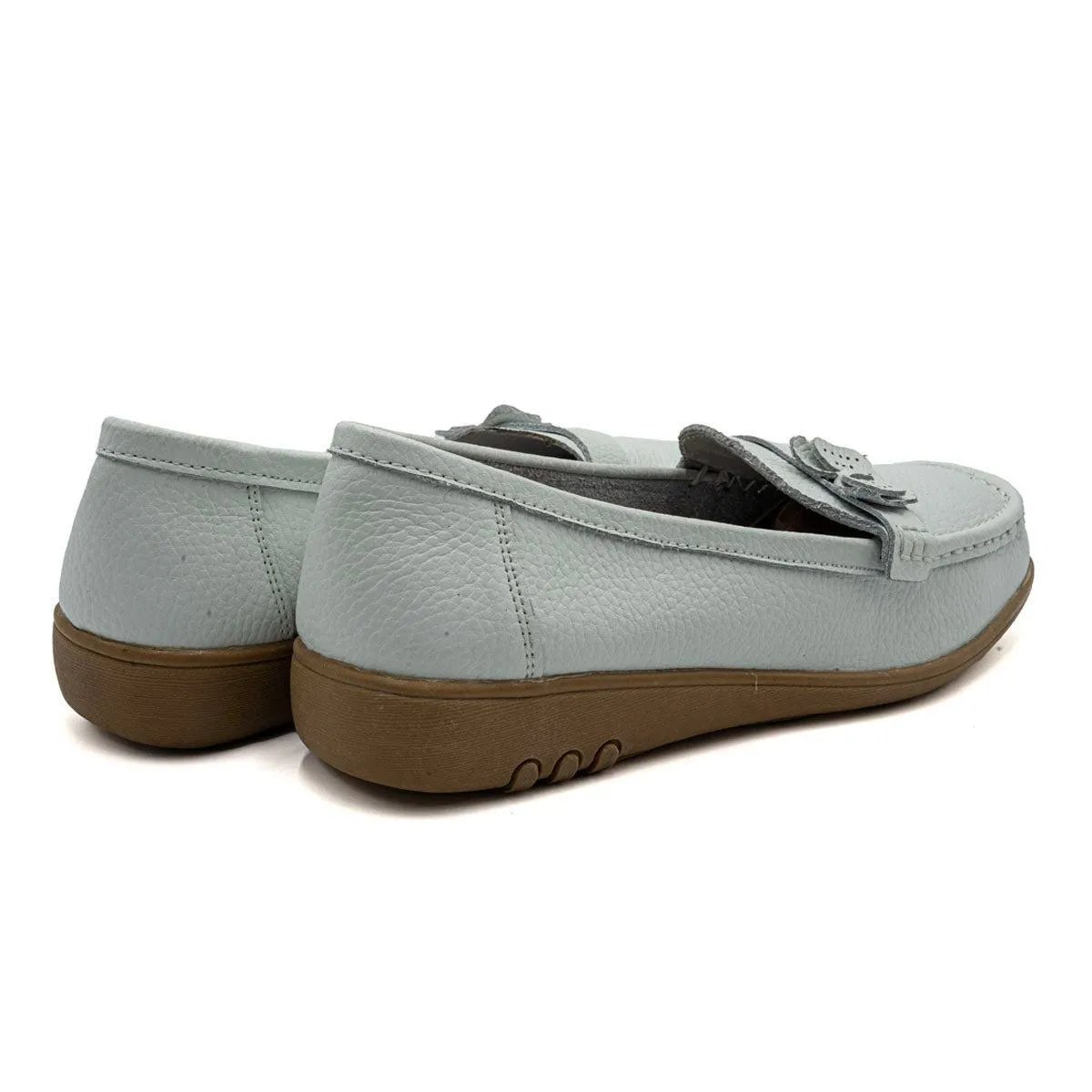 Dash Casual Loafers Leather White Colour For Women