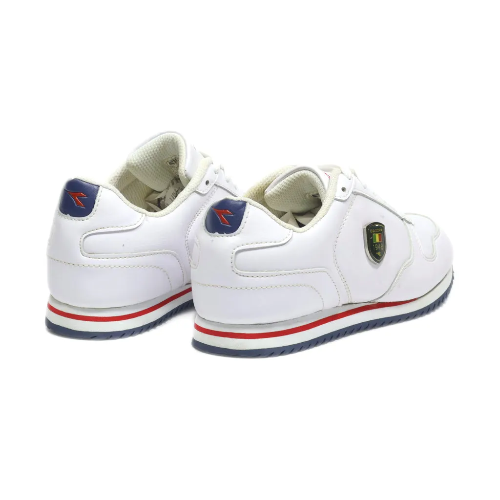 Diadora Low-Top Sneakers Leather White Colour For Women