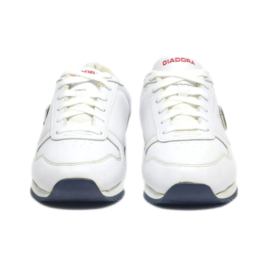 Diadora Low-Top Sneakers Leather White Colour For Women