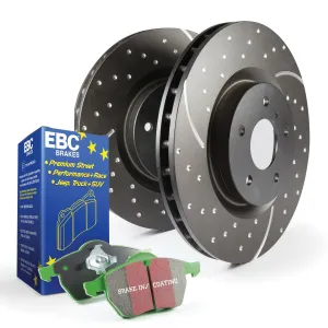 EBC Brakes S10KF1057 S10 Kits Greenstuff 2000 and GD Rotors