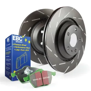 EBC Brakes S2KF1227 S2 Kits Greenstuff 2000 and USR Rotors