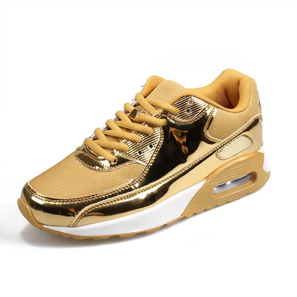 Fashion Women Sneakers Running Shoes Outdoor Sports Shoes Breathable Mesh Comfort Jogging Mesh Shoes Air Cushion Lace Up Ladies