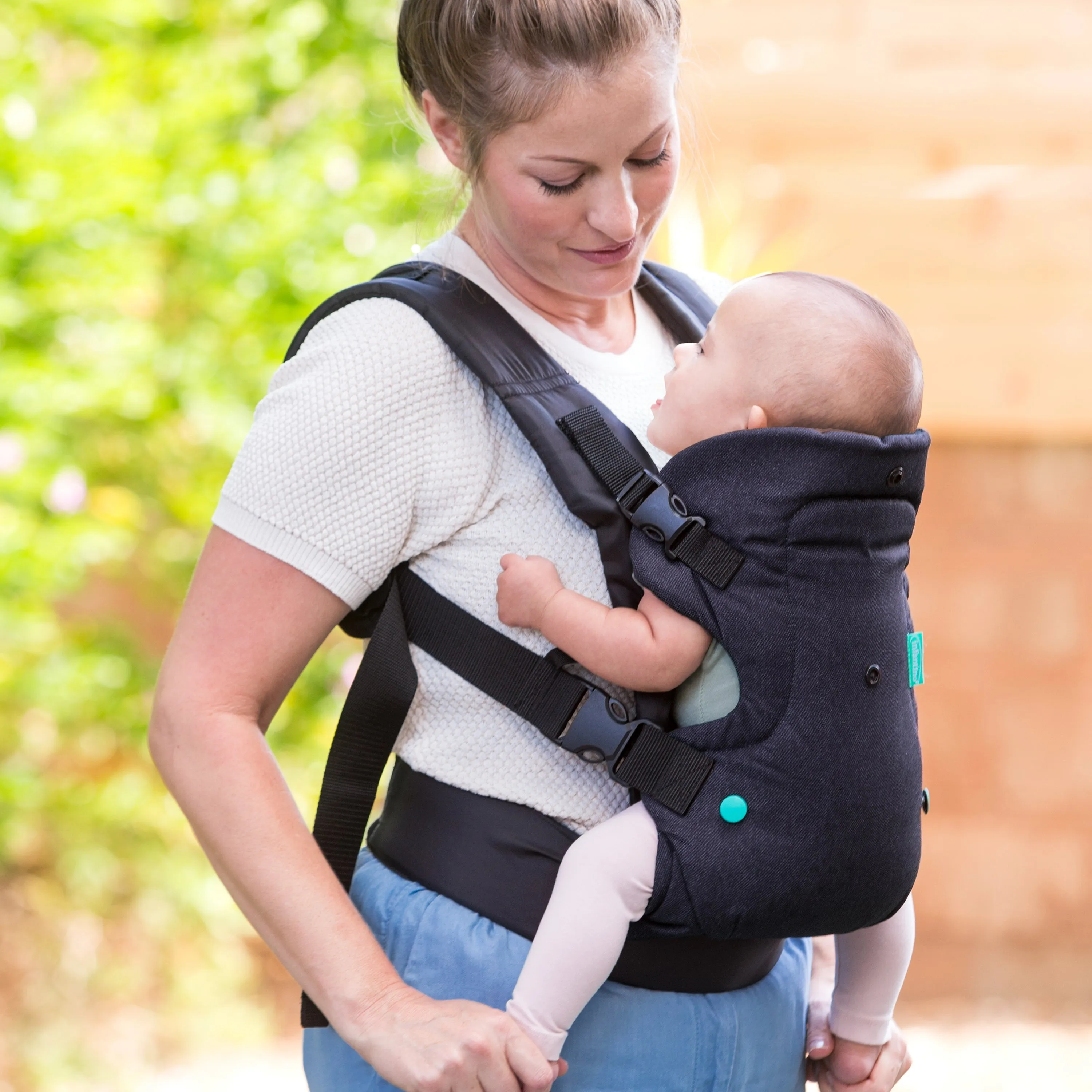 Flip Advanced 4-in-1 Convertible Baby Carrier (Black Denim)