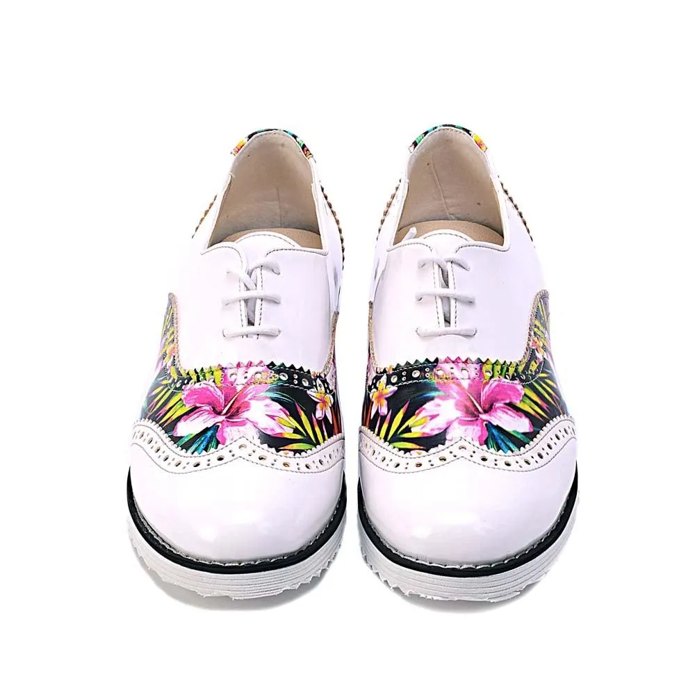 Flowers Oxford Shoes GNG303
