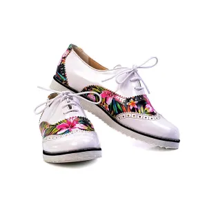 Flowers Oxford Shoes GNG303