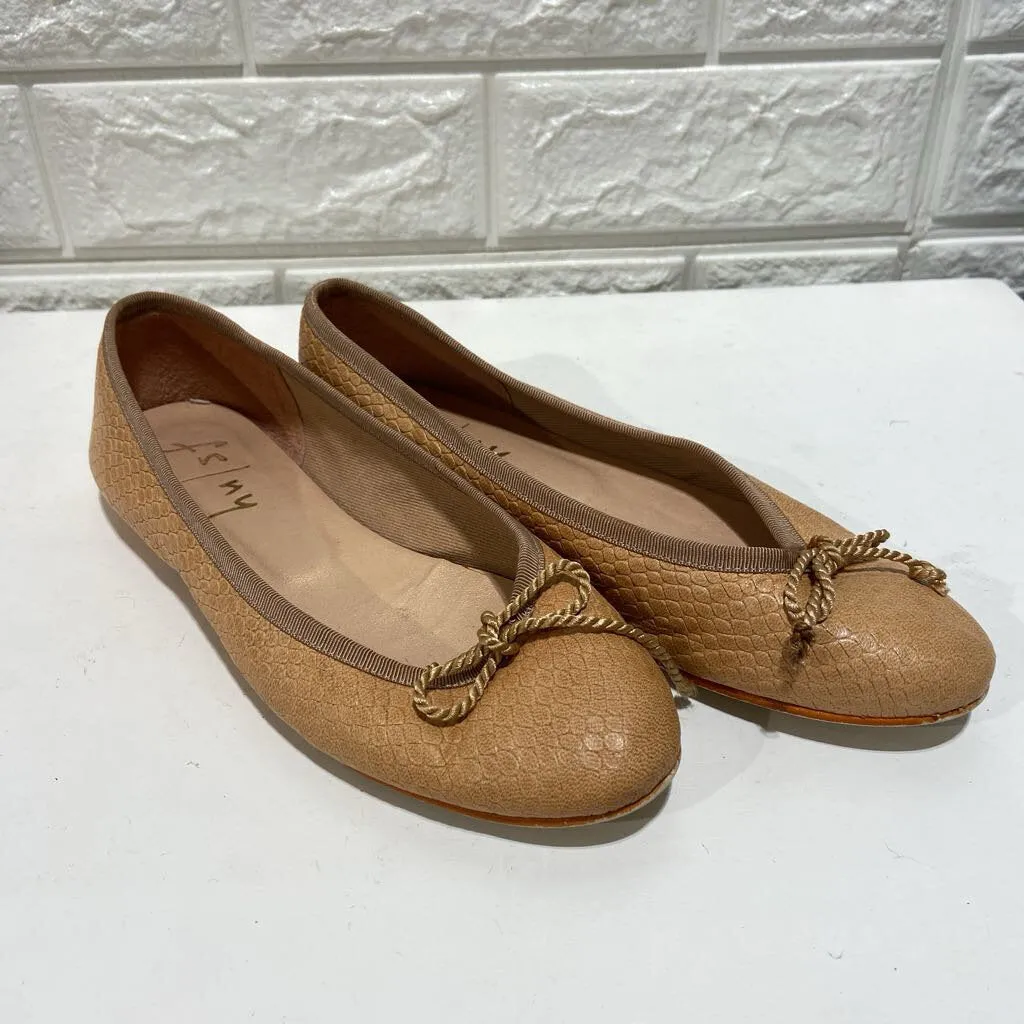 French Sole Leather Ballet Flats