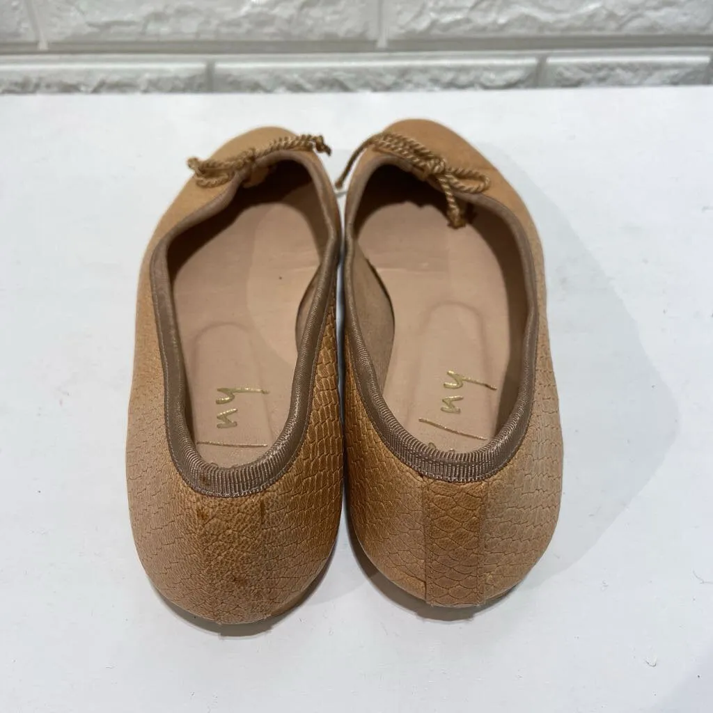 French Sole Leather Ballet Flats