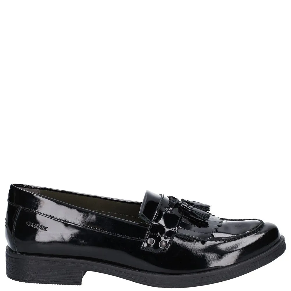 Geox J Agata A Slip On Junior School Shoes