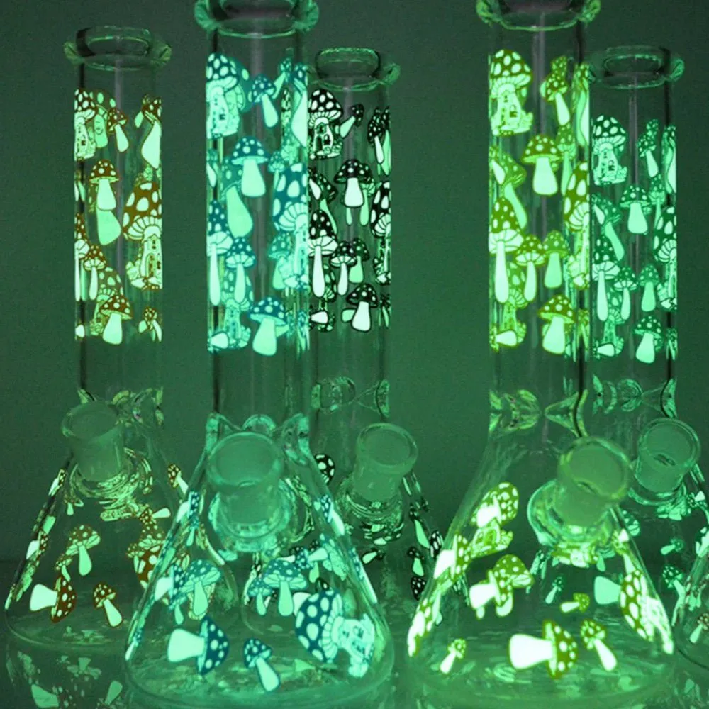 Glow in the Dark Mushroom Bong