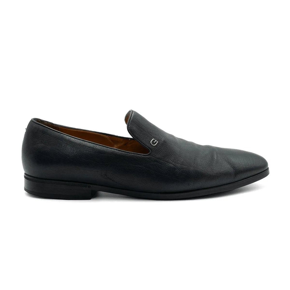 Gucci Formal Slip Ons Leather Black Colour For Men