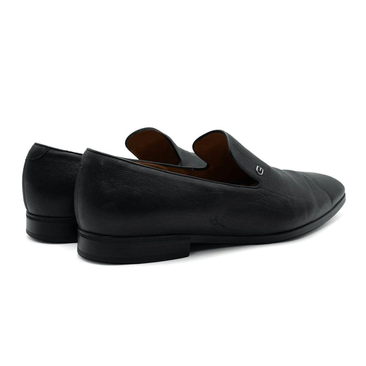 Gucci Formal Slip Ons Leather Black Colour For Men