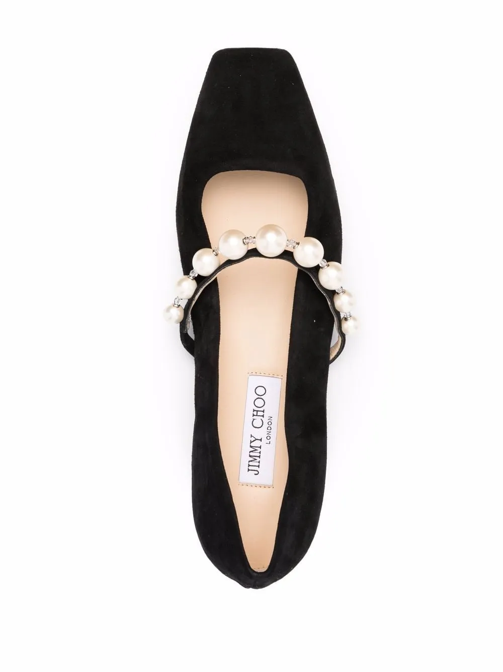 JIMMY CHOO Elegant Suede Leather Ballet Flats