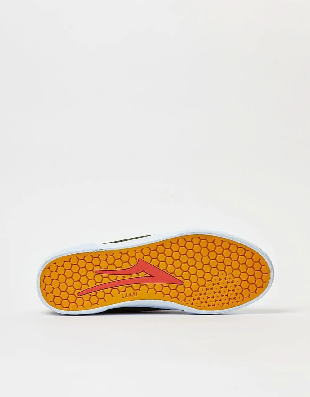 Lakai Cambridge Skate Shoes - Olive/Yellow Suede