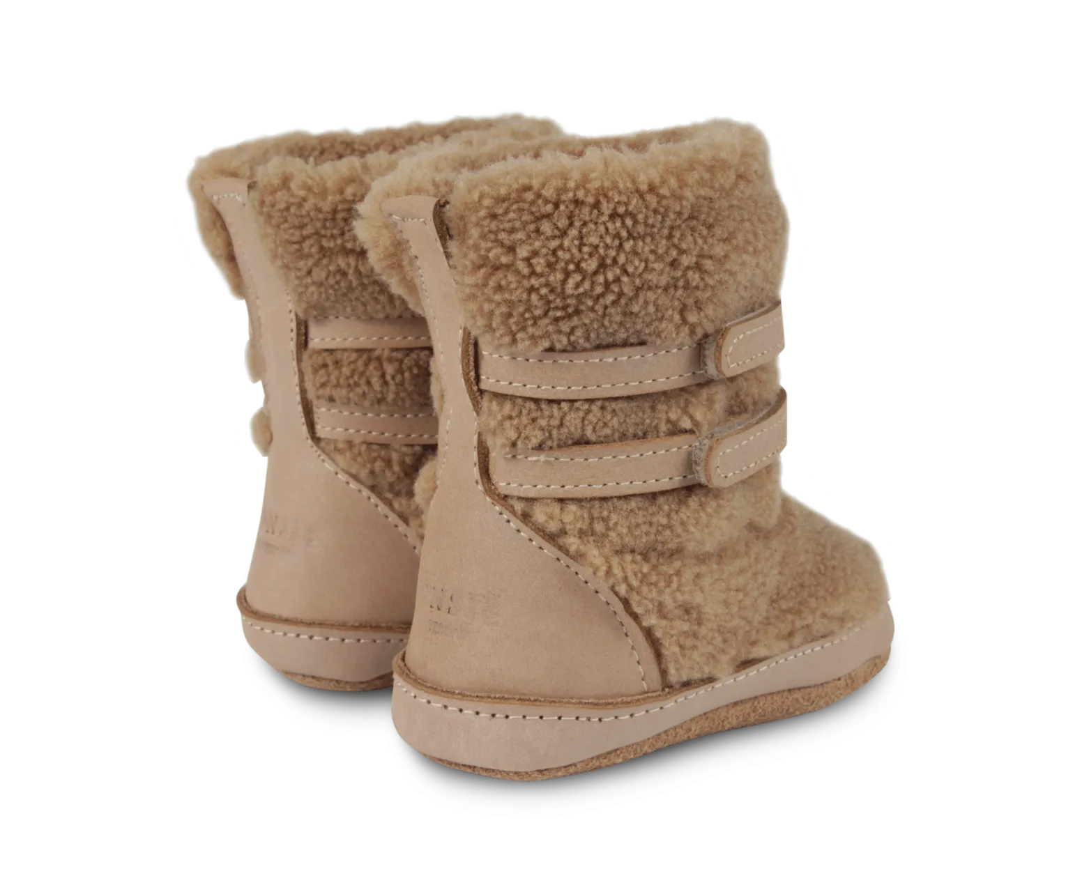 Larisso Booties | Light Maple Curly Faux Fur