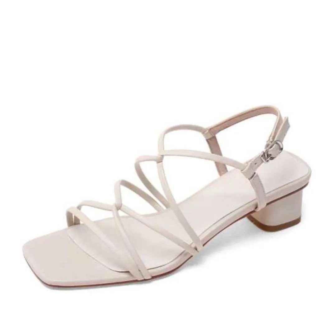 Liza Women's High Quality Mid Heel Sandal