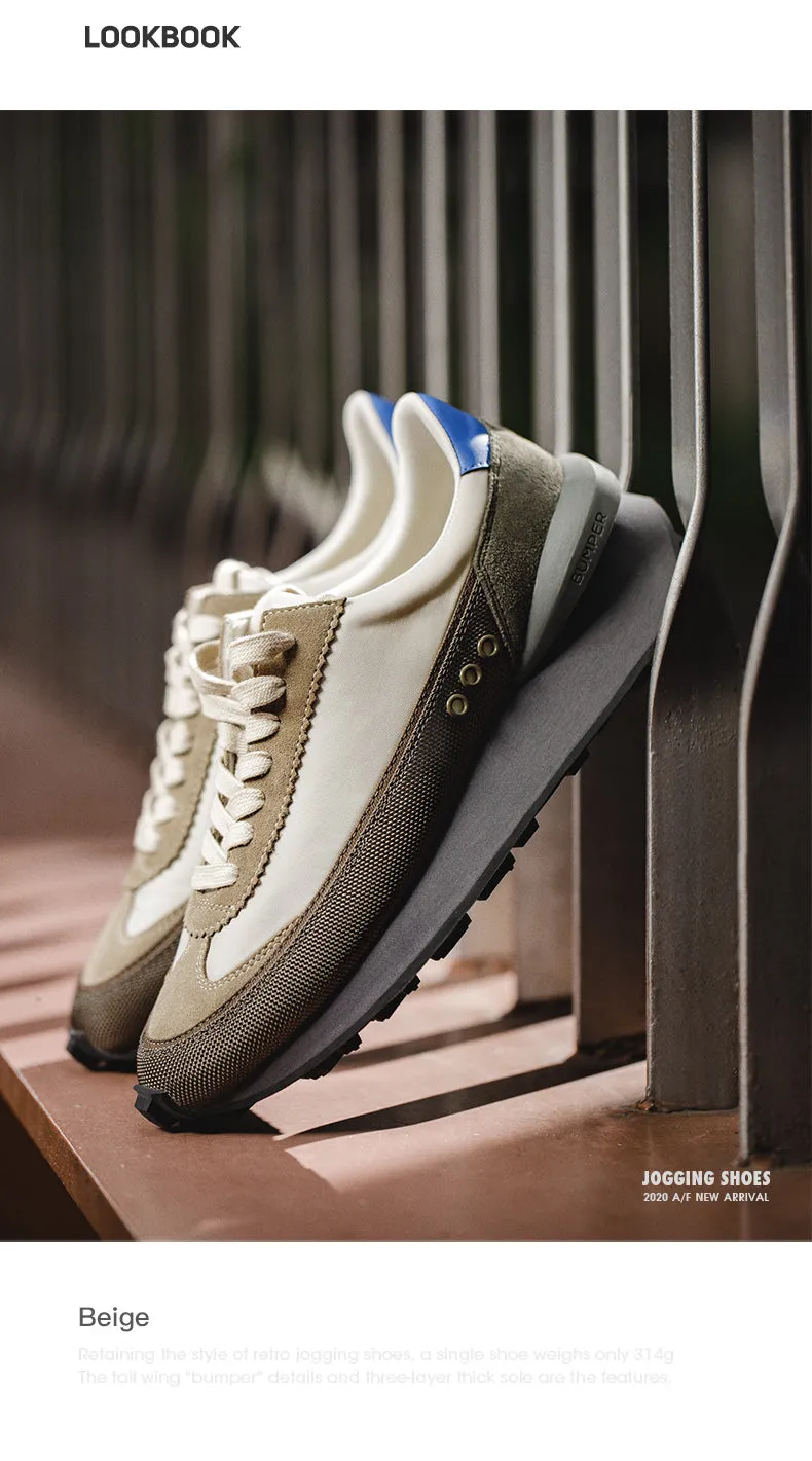 Maden Jogging Casual Shoes Old Shoes Blue White Snakers  Running Shoes Men Comfort Outdoor Breathable Shoe
