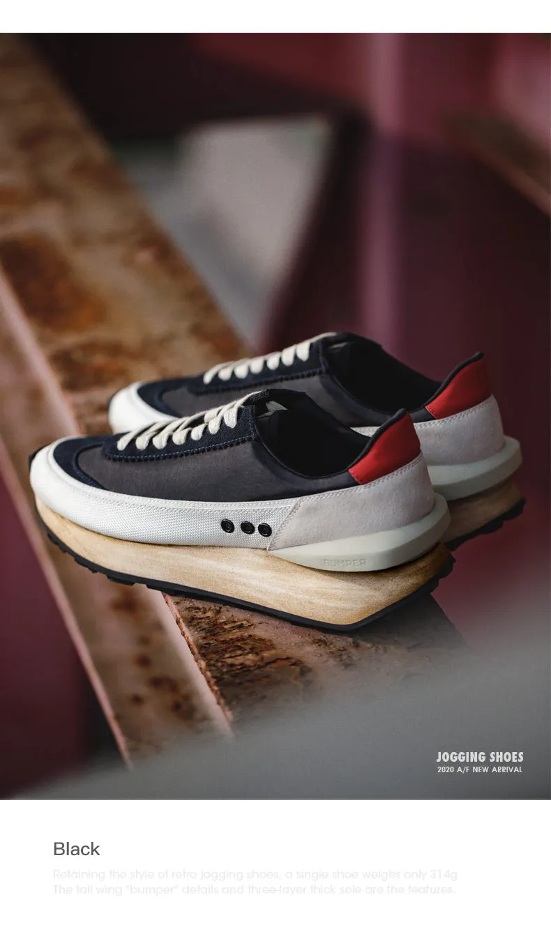 Maden Jogging Casual Shoes Old Shoes Blue White Snakers  Running Shoes Men Comfort Outdoor Breathable Shoe