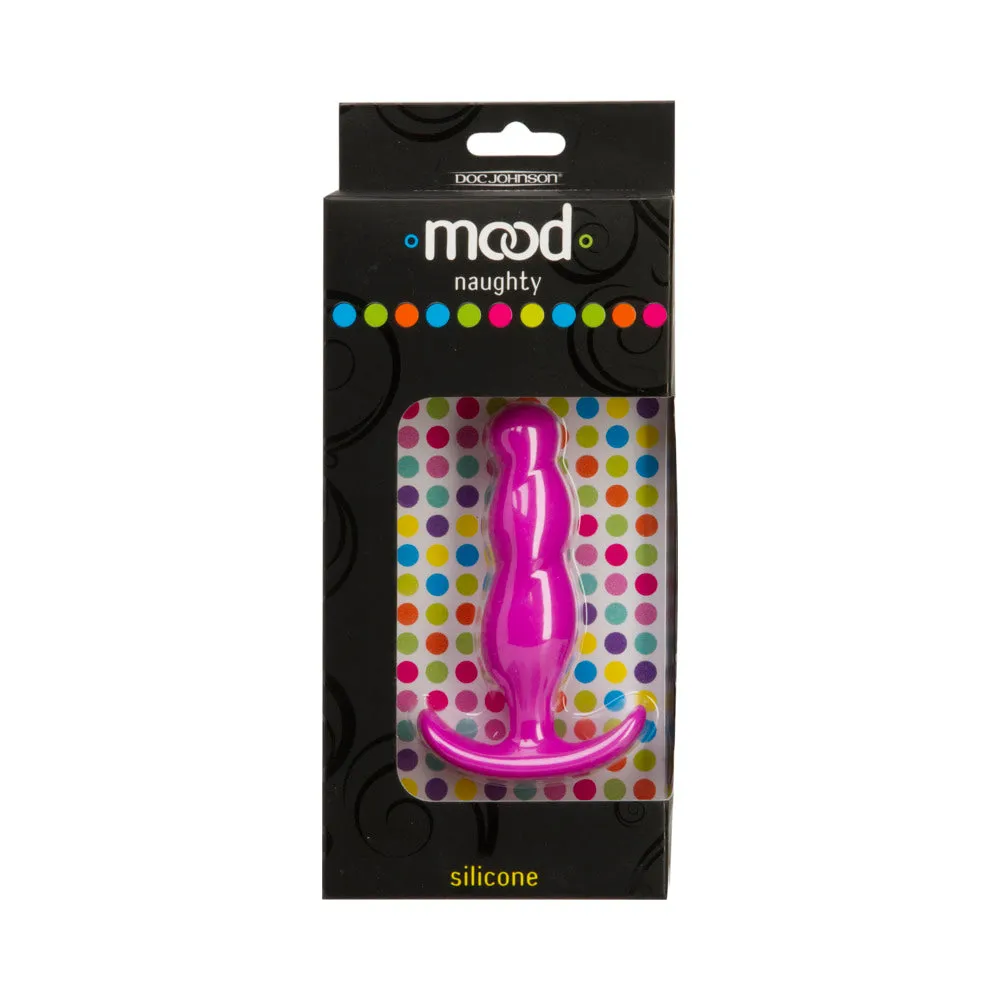 Mood - Naughty 3 - Medium Pink Silicone Butt Plug