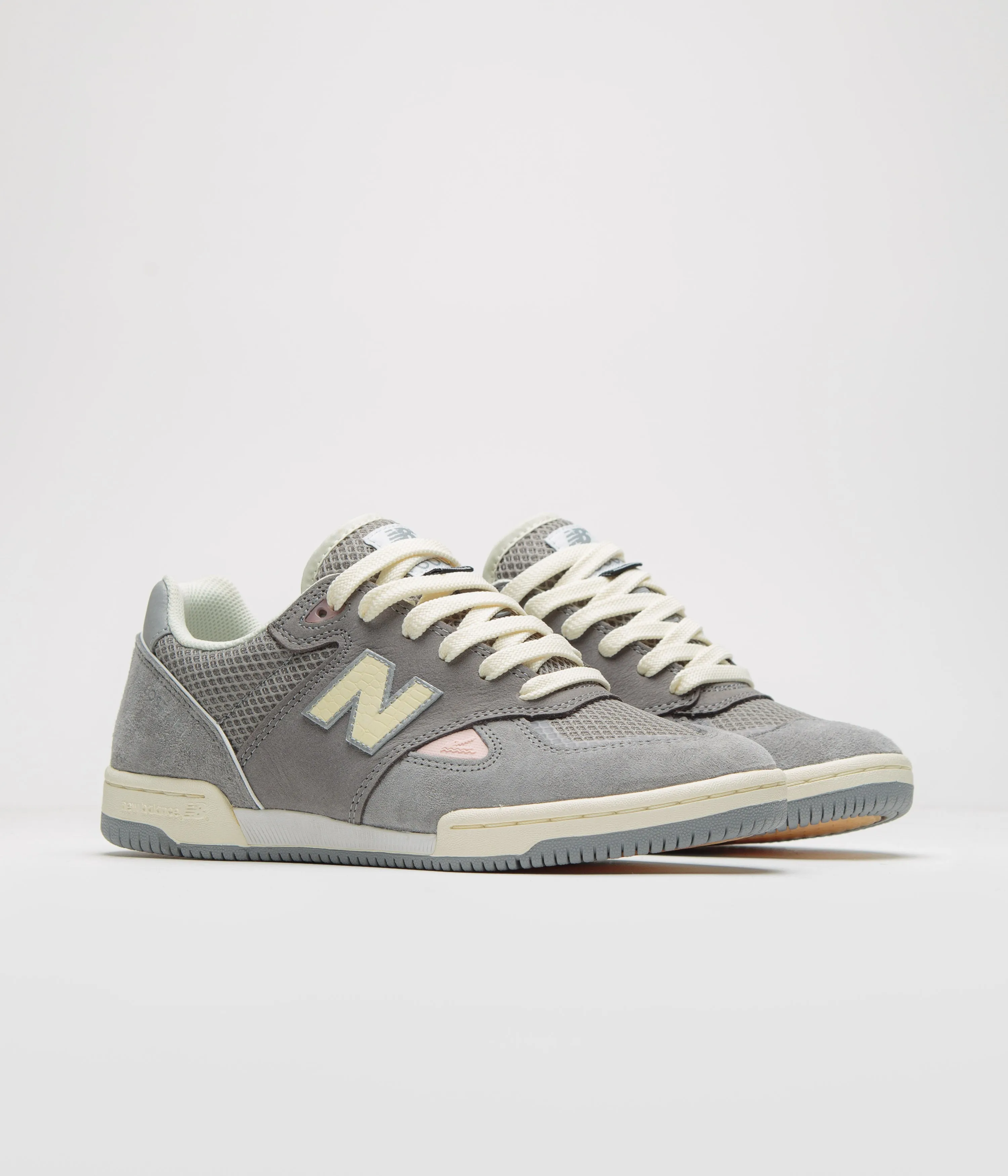 New Balance Numeric x Lost Art 600 Shoes - Sea Salt / Grey