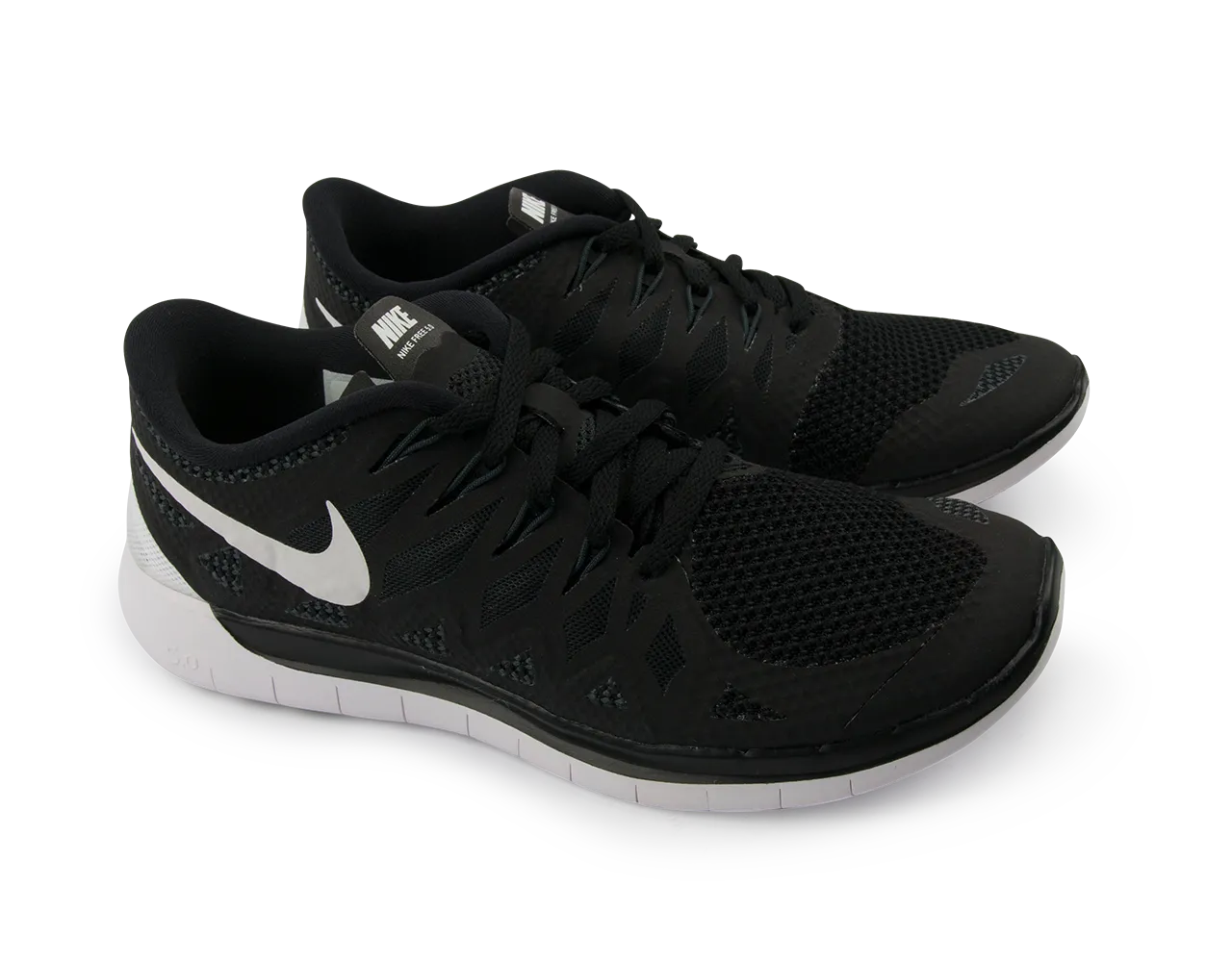Nike Kids Free 5.0 Running Shoes Black/White/Anthracite