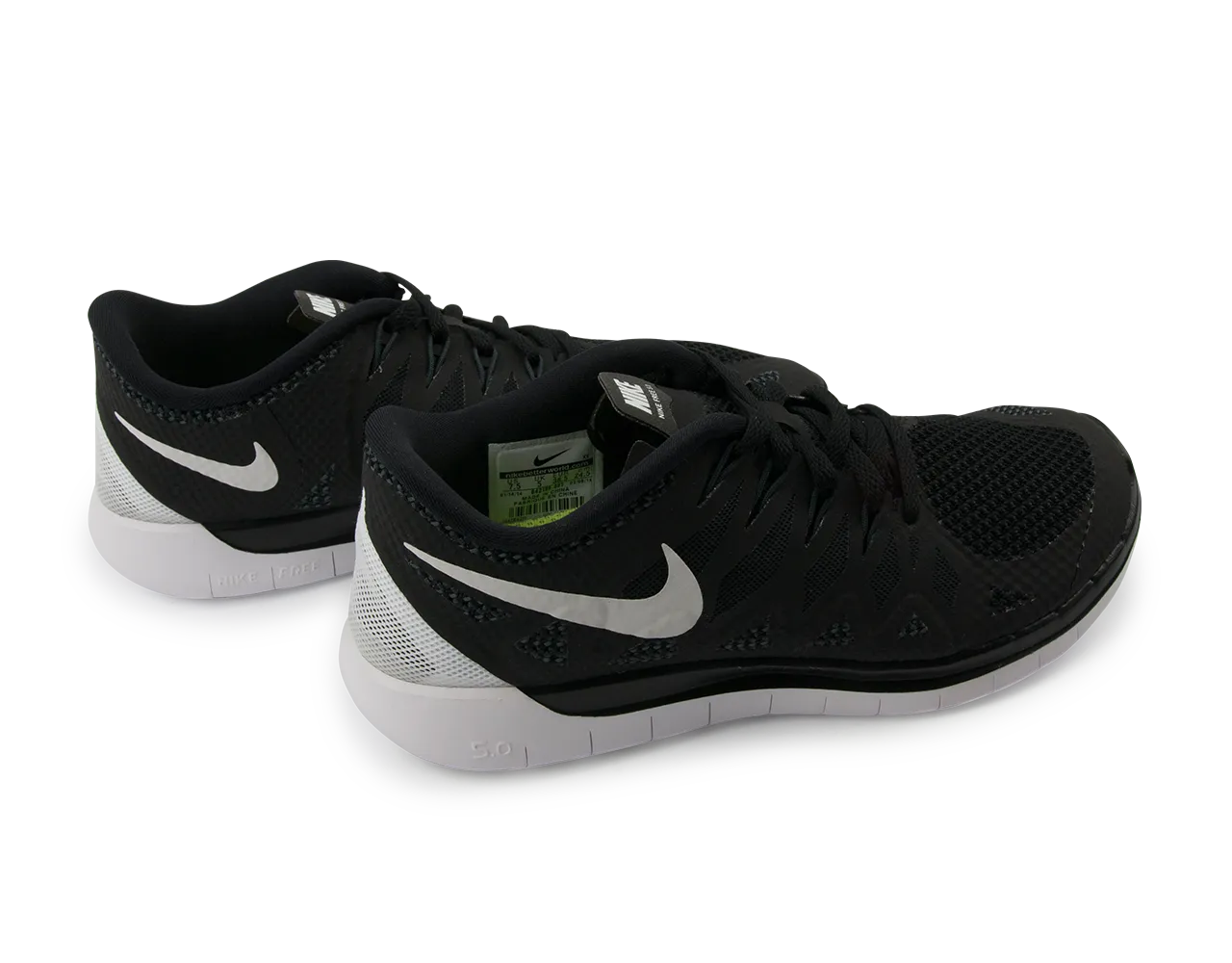 Nike Kids Free 5.0 Running Shoes Black/White/Anthracite